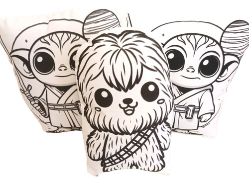 Souvenir Almohadón Para Pintar Star Wars X 10 Unidades