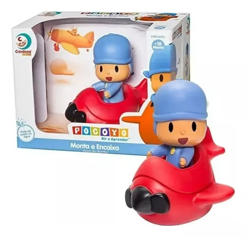 Boneco Pocoyo De Vinil Macio Desenho Infantil - Cardoso - Boneco