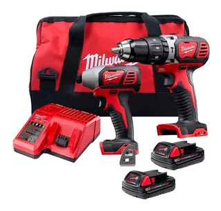 kit Rotomartillo Y Llave De Impacto M18 Milwaukee 269722ct