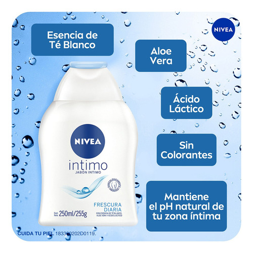 Jabón Íntimo Líquido Nivea Frescura Diaria 250ml