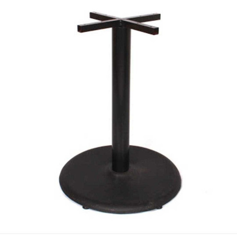 Base Pedestal Negro Para Mesa Uso Rudo Económico Restaurante