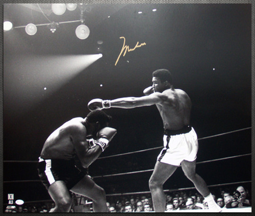 Muhammad Ali Vs. Patterson 61x51cm Fotografia Autografiada