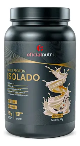 Whey Protein Isolado -1kg Baunilha