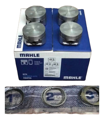 Pistones Y Anillos Twingo 16 Valvulas 0.20 Mahle