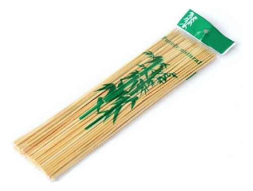 Brochetas De Bambú 30 Cm Paq C/100 Piezas