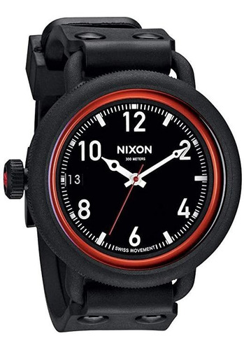 Reloj Nixon The October Black Mate Red 