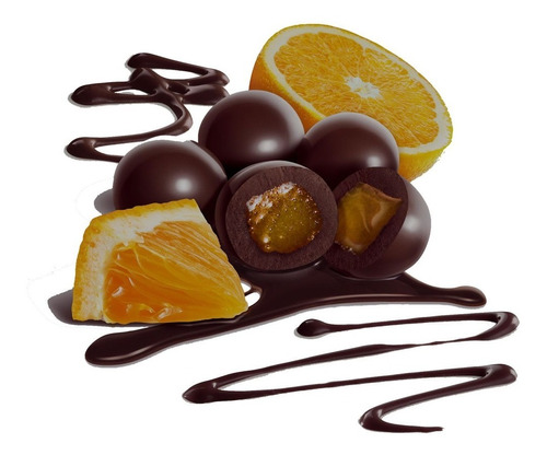 Chocolart Naranjas C/choco 500g Cioccolato Tienda De Dulces