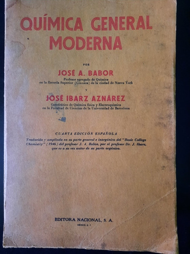 Química General Moderna Jose A.babor