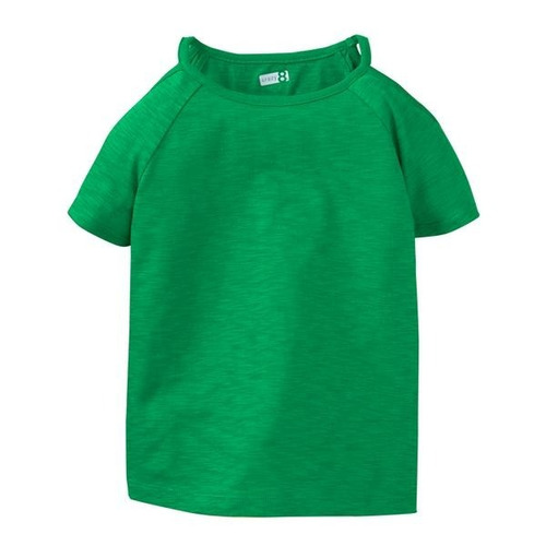 Remera Manga Corta Verde Hombros Descubierto Crazy8 Algodón 