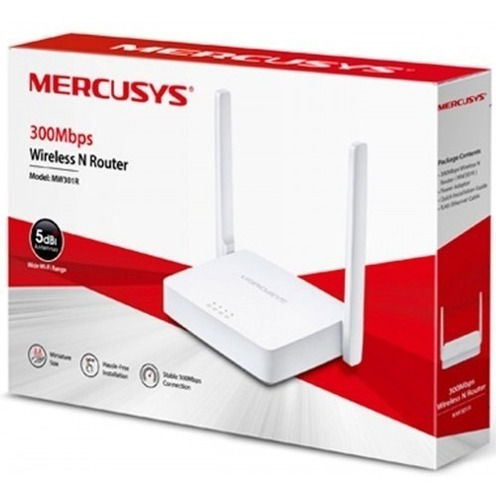 Router Tp-link Mercusys Mw301r 300mbps/802.11n/g/b/2 Puertos