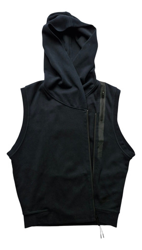 Chaleco Deportivo Capucha Negro Hombre Nike M (Usado)