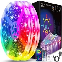 Comprar Tira De Luces Led De 30m 2 Rollos De 15m Aplicación Control