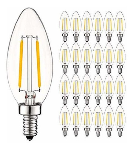 Focos Led - Luxrite 4w Vintage Candelabra Led Bulbs Dimmable