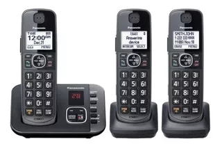 Sistema De 3 Teléfonos Inalámbrico Panasonic Kx-tg3833
