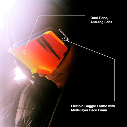 100% Snowcraft Xl Af Hiper Premium Protective Goggles Lente