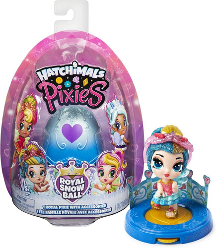 Hatchimals Pixies Royal Snow Ball Oferta Envió Ya