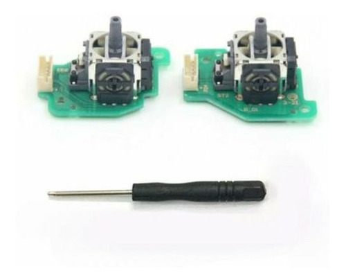 Esquerda+direita Rocker Joystick Com Placa Pcb Para Wii U Ga