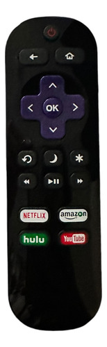 Control Compatible Con Roku Tv Tcl Sansui Philips Mas Funda