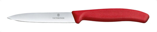 Cuchillo Mondador Swiss Classic Color Rojo. Hoja 10 Cm. Color Rojo