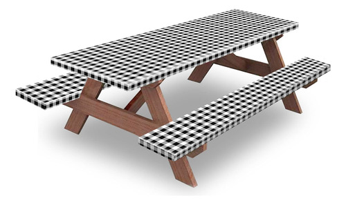 Kenobe Mantel Ajustable Para Mesa Y Banco De Picnic, Juego D