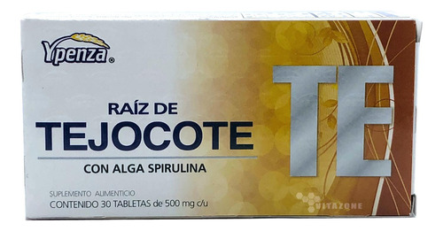 Raíz De Tejocote Con Alga Spirulina 30 Tabletas Ypenza