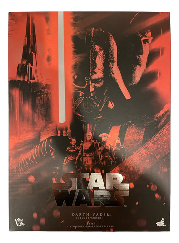 Battle Damaged Darth Vader Hot Toys Dx28 Deluxe 1/6 Scale (Usado)