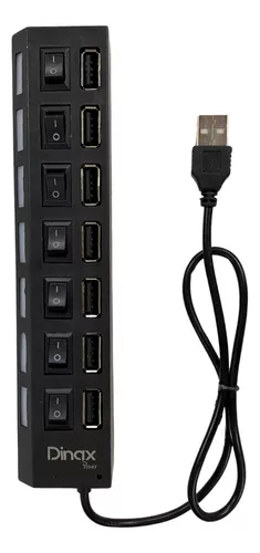 Zapatilla Hub Usb Multiplicador 7 Puertos Usb 2.0 Switch