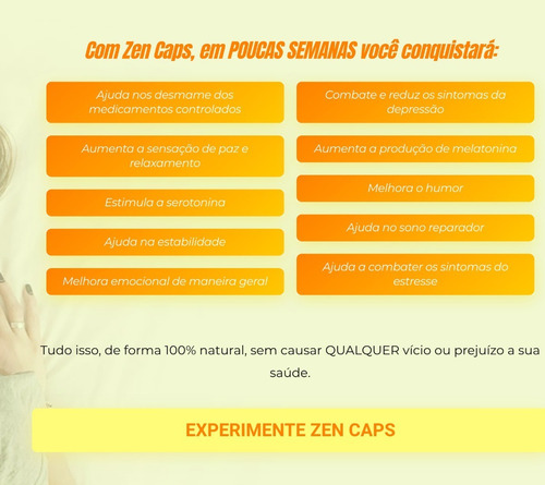 Imagem 8 de 9 de 2 Zen Caps 120 Caps Único Original Oficial Pronta Entrega