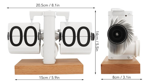 Reloj De Flip Digital Retro, Reloj De Flip Automático De Mec