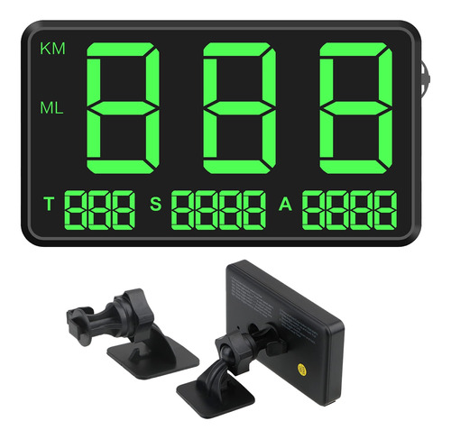 Velocímetro Digital Hud Gps Cuenta Km Universal 