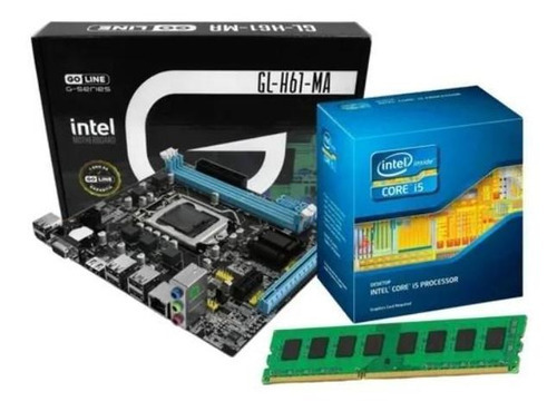 Kit Upgrade Core I5 + Placa Mãe + 8gb De Memória