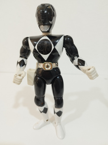 Power Ranger Negro Figura Original Bandai Del Año (1993) .