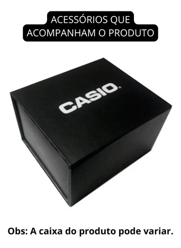 Relógio Casio Classic Prata Masculino Mtp-v001d-1budf-sc Correia Prateado Bisel Prateado Fundo Preto