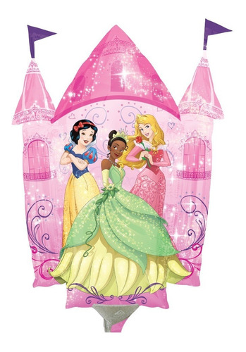 1pz Globo Metálico Princesa Castillo Mini Shape 14in 0pri0