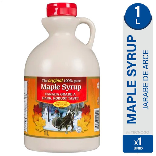 Miel Maple Syrup Jarabe De Arce Bernard 1 L. Canada
