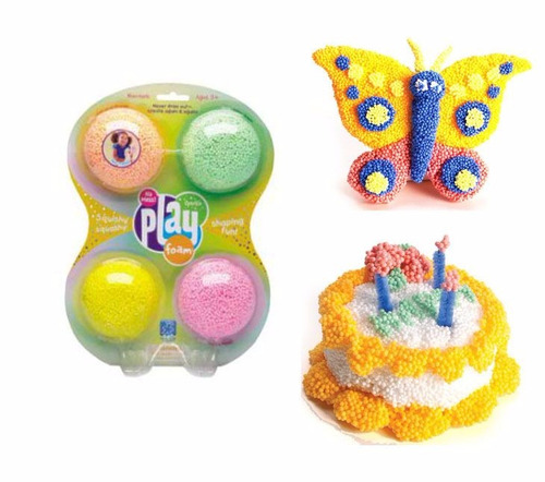 Imagen 2 de 3 de Play Foam Sparkle X 4 Unidades Masa 1910 Educando