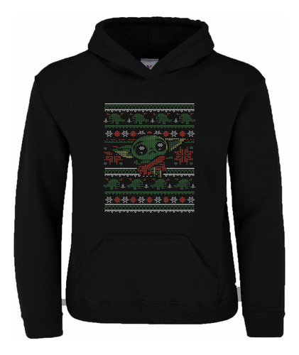 Hoodie Sudadera Unisex Star Wars Grogu Ugly Sweater Navidad