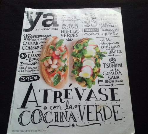 Revista Ya Noviembre 2012 Atrevete Con La Cocina Verde 