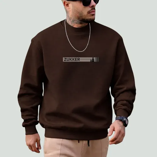 Moletom Masculino Algodão Blusa De Frio Flanelado Oferta G Marrom
