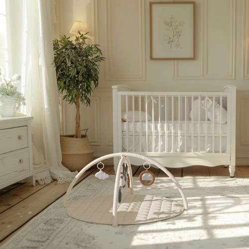 Macio Algodão Baby Play Gym Zicoto Premium Com 6 Brinquedos