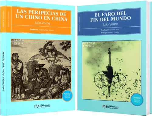 Peripecias  Chino En China + Faro Del Fin Mundo Julio Verne