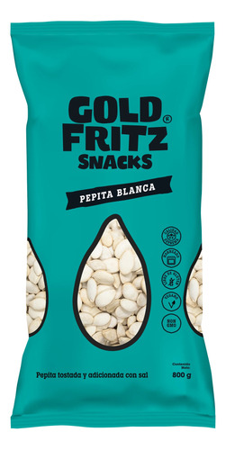 Gold Fritz Pepita Blanca Bolsa 800g Botana Snack