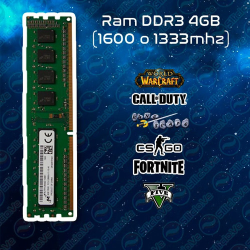 Memoria Ram 4gb Ddr3 1600mhz