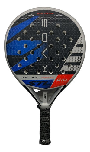 Paleta Padel Steel Custom Kaos Air Foam Potencia Y Control 