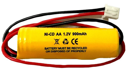 Bateria Ni-cd Aa Mah Luz Emergencia Bst D-aabt Custom- V