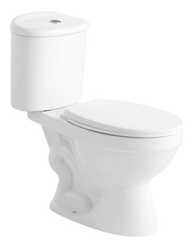 Poceta W.c Inodoro De 2 Piezas Isonic Doble Descarga