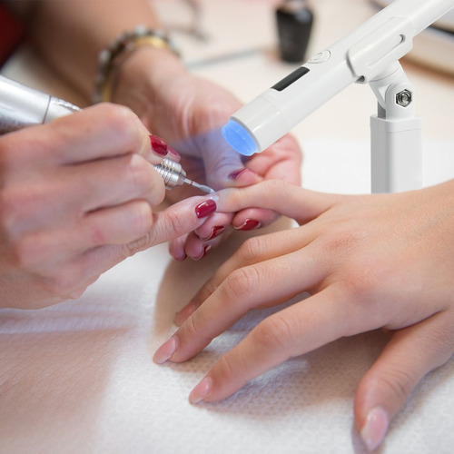 Mini Led Lámpara De Uñas, Secador De Uñas Portátil Y Soporte