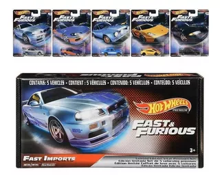 Rapido Y Furioso Fast Furious Hot Wheels Premium Set Imports