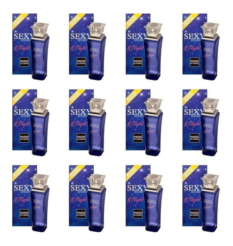 Imagem 1 de 1 de Paris Elysees Sexy Woman Night Colônia 100ml (kit C/12)