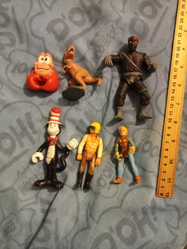 Lote De 6 Figuras De Acción Originales 